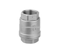 1 válvula de retención interna vertical de acero inoxidable 201/304 con resorte vertical en línea(201 DN20)