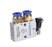 1 válvula mecánica S3R-M5 con palanca de rodillo M5 BSP M5 pulgadas 3 vías 2 posiciones (S3R-M5 PC10-M5)