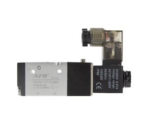 1 válvula solenoide 3V110-06 NO NC de 3 vías, válvula de control de aire neumática, válvula magnética de gas eléctrica, cuerpo de aluminio, CC 12 V, 24 V, CA 110 V, 220 V(3V110-06 NC,AC 110V)