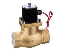 1 válvula solenoide de latón piloto de pistón de vapor de alta temperatura, 12 V, 24 V, 110 V, 120 V, 220 V, 230 V CA, 2 pulgadas US-50 2L-50 2L500-50