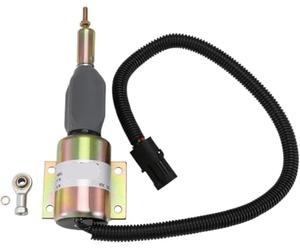 1 válvula solenoide de parada SA-4348-12 de 12 V, solenoide de apagado for 6C 8,3 4BT 6BT 6CT NT855 K19 K38, compatible con motores