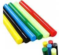 1 varilla Barra Poliuretano Maciza PU 90A Ø10-95mm L 50cm Varilla | Barra plástica elástica translúcida para amortiguación de vibraciones, industrial y bricolaje(Yellow,Ø35mm)