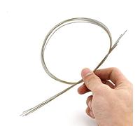 1 varilla de soldadura plateada, alambre de soldadura dorado, soldadura de metal para hacer joyas, reparación fácil, herramienta de soldadura, varillas de soldadura, varillas de alambre (50 cm, 0,5 mm