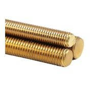 1 varilla roscada de latón M2-M20, perno métrico macizo, espárrago de barra de eje completo(M8x500)