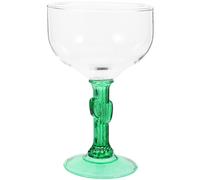 1 Vaso De Vino Con Forma De Cactus Transparente