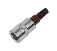 1 vástago hexagonal para llave Torx de 1/4 pulgadas con acero al cromo vanadio para uso con T8 T27 T40 ()