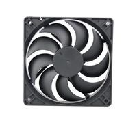 1 ventilador de 120 x 120 x 25 mm, 220 V, 0, 02 A, para ventilación de carcasa de, construcción de rodamientos de bolas hidráulicos con ruido mínimo, enfriadores de rodamientos de bolas hidráulicos