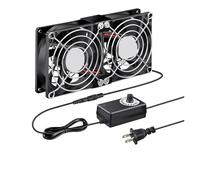 1 ventilador de servidor de 80 mm, CC 12 V/220 V, 8025, doble bola, for caja de ordenador.(12V Hydraulic)