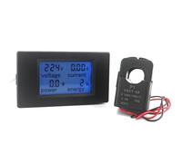 1 voltímetro multifunción de CA, monitor de energía, comprobador de potencia de CA 80-260/100 A, amperímetro de corriente(100A with Split Coil)