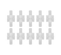 1 Way Check Valve 10 Pcs | PP Substance Resilient Hose Valve | Spring Loaded Water Stop for Aquarium/Food & Beverage/Healthcare | Helps Avoid Backflow (8mm translucent)