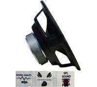 1 Web W-064 Altavoz woofer midbass 16,50 cm 165 mm 6,5" de diámetro, 50 vatios rms 100 vatios máximo, impedancia 4 ohmios, sensibilidad 92 db, para Coches, 1 Pieza