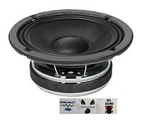 1 WOOFER FAITAL Pro 6FE200 Altavoz de 16,5 cm 165 mm 6,5" de diámetro 130 Watt rms y 260 Watt MAX impedancia 8 Ohm para hogar sensibilidad 95 db, 1 Pieza + 3 Stickers Gratis