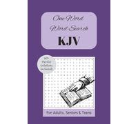 1-Word Word Search Puzzle Book: One-Word Word Search | KJV Word Search | 60+ Puzzles, 780 Words | For Adults, Seniors & Teens | Travel Size | 6 x 9 inches, 130 pages
