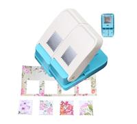 1 X 0.8 Inch Scalloped Rectangle Stamp Puncher, Postage Stamp Paper Punch for Scrapbooking, Diy Card Making, Journals, Tags & Paper Craft Projects (2pcs)