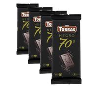 1 x 1 x 80 g chocolate de mano Torras (Paquete de 4)