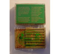 1 x 14 varillas de bálsamo y soporte en caja de plástico - incienso de abeto de Paine's