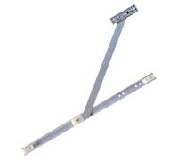 1 x 335 mm Ajustable Fricción Puerta Restrictor Stay para UPVC, Aluminio, Francés, Patio Puerta