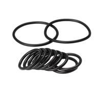 1 x 40 x 42 mm, Juntas tóricas de caucho FKM de, juntas tóricas de caucho fluorado, arandelas, color negro, 20 unidades