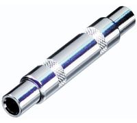 1 x 6.3mm Mono Jack Socket - 1 x 6.3mm Mono Jack Socket Adaptor