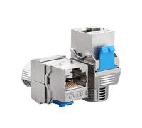 1 x Acoplador Adaptador de Conector Modular de aleación de Zinc RJ45 STP Cat6a Cat7(CAT8 STP)
