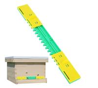1 x Barrera de hormigas de colmena - Puerta de entrada de colmena multipropósito Reductor de entrada de panal | Guardia del ratón Bee Hive Guards Guards Hives Gate tratada para el control de plagas