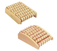 1 x Behrend Masaje de pies de Roller, soporte Roller, Masaje Roller, masajeador de pies, madera, 7 - 8 ejes