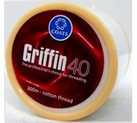 1 x Bobina 300 M Griffin 40 TKT algodón Rosca Cejas Cabello Cara Retirada - India