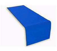 Lemos Home 1 x Camino de Mesa (Corredor de la Tabla) en el Color Azul 45x150 cm 100% algodón 285 gr/qm. Calidad Alta de la Marca