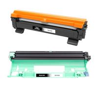 1 x Cartucho de Toner TN1050 TN-1050 y 1 x Tambor DR-1050 compatibles para Brother HL-1112A HL-1112E Serie HL-1112 HL-1201 HL-1210W HL-1211W HL-1212W MFC-1810E MFC-1815 MFC-1910 W (2-Pack)