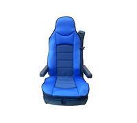 1 x Cubierta de Comfort - Asiento acolchado azul Cojín para Blue Premium fundas de asiento acolchado de juego de 2 Cojín Para Truck Mercedes Axor Atego Actros - Camión DAF CF LF XF105 XF 105 95 Renault Premium/Magnum 16 de Volvo FH16 FH12 FL Fe FM Renault Trucks T K C D Man y TGA TGL TGX TGS Scania 4 G P R Series