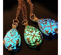 1 X Deseando Tear Drop Magical Fairy Glow In The Dark Steampunk Colgante 30 * 16.3mm Color Aleatorio