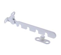 1 x Fensterfeststeller Siegenia Metall weiß Zuschlagschutz, Fensterriegel