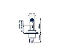 1 x H4 NARVA 12 V 60/55 W P43t-38 48003