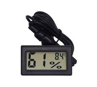 1 x Humidity Monitor - Digital Thermometer Hygrometer, Thermometers For Terrariums, LCD Display Probe For Reptile Incubator | Reptiles Tank Temp And Humidity Measuring Tool For Tortoise Tank
