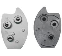 1 x Llaves 3 botones botón quemador goma Pad Reparación Auto Citroen C5 XSARA nuevo