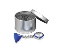 1 x ratiomed Hermana Reloj, pulsómetro, Reloj, solapa Reloj, cadena + Clip, caja de metal