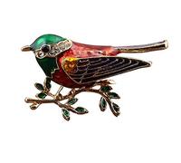 1 x Regalo de Navidad Gaza Broche Broche de Esmalte Broche Joyas Corpiño Botón Vestido Bufanda Clip de Chal Bolso Ornamento Fine Artesanía Lovely And Professional