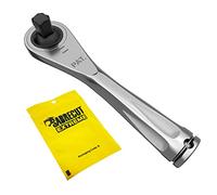 1 x SabreCut MRSC03 Mini Micro Trinquete 1/4" Cuadrado 6,3mm (1/4") HEX Drive Acero inoxidable Profesional 72 Dientes Llave de trinquete manual