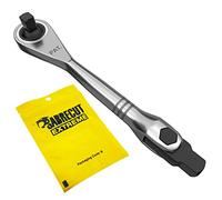 1 x SabreCut MRSC05 Mini Micro Trinquete Ajustable 1/4" Unidad Cuadrada Acero Inoxidable Profesional 72 Dientes Llave de Trinquete Manual