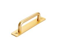 1 x Sliding Barn Door Handles,Durable Aluminium Alloy Sliding Door Pull Handles, Heavy Duty Black Sliding Pull Handles for Shed Door, Balcony Door (Length:180mm,Golden)