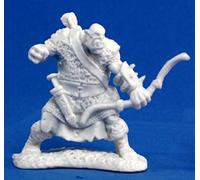 1 x Sniper Orc bowHER - Reaper Bones Miniatura para Juego de rol Guerra - 77056
