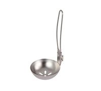 1 x Soup Ladle - Cocinar Ladles Long Spoon | Plegables Ladles Camping | Easy To Rinse Soup Serving Spoons Colander | Convenient To Carry Outdoor Cooking Utensils | Travel Baking Tools For Camping