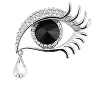 1 X Vintage Crystal Angel 's Tears Pin Pin Mujeres Corpiño Collar Solapa Insignia Joyería Bufandas Chal Clip Señora Joyería Bolso Adorno Hombres Regalo