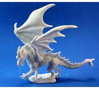 1 x Young Dragon - Reaper Bones Miniatura para Juego de rol Guerra - 77026