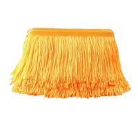 1 yardas/lote de borlas encaje, adorno, 10cm /4 pulgadas, decoración artesanal, vestido, puesta en escena, cinta Encaje Fringe(Gold)