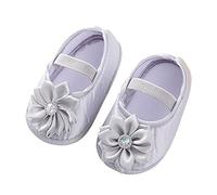 1-Zapatos de Princesa para Bebés y Niños Pequeños con Suela Flexible para Primeros Pasos Cómodos y Seguros en Interiores y Exteriores (Yellow-A, 22 Toddler)