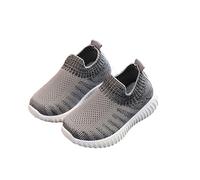 1-Zapatos Deportivos para Bebés Niños y Niñas con Tecnología Transpirable y Diseño Cómodo para los Primeros Pasos y Actividades Diarias (Grey-1, 8.5-9 Years)