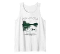 10,000 Lagos y una Aventura Silenciosa en Minnesota Camiseta sin Mangas