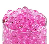 10.000 Perlas de Agua Transparentes para Plantas y Flores - Gel para Decoración, Bricolaje y Relleno - Tamaño 1,5-2 mm (Rosa Rosa)
