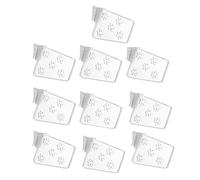 10/1 Divisores De Plástico For Refrigerador, Organizador Ajustable Con Cierre A Presión, Separador De Cajones For Tocador, Accesorios De Cocina(10pcs)